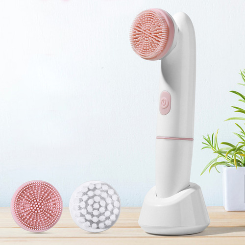 Cepillo Limpiador Facial Vibratorio D Two In Ipx7 Con 2 B 10