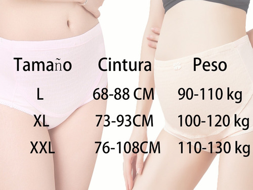 Az. Set De 3 Panti O Pantaletas Maternidad Embarazo Cintura