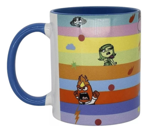 Caneca Pop Divertidamente 350ml Zona Criativa Cor Azul