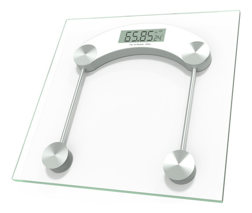 Balança Corporal Digital Vidro Banheiro Academia Até 180kg