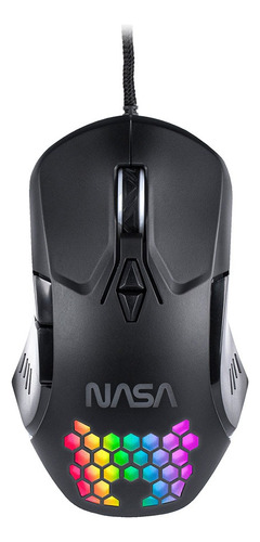 Mouse Gamer Techzone Alambrico Optico 6000dpi 7 Botones Led