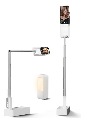 Soporte Extensible Para Celular Con Luz Led  Plegable 360°