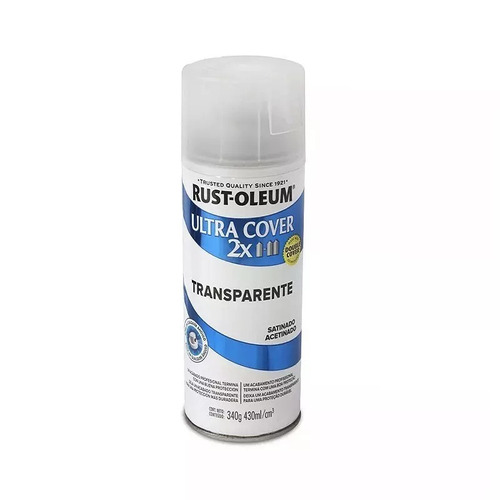 Pintura Aerosol Ultra Cover Rust Oleum Transparente Satinado