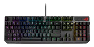 Teclado Gaming Asus Xa05 Rog Strix Scope Rx/rd/us Color del teclado Negro Idioma Inglés US