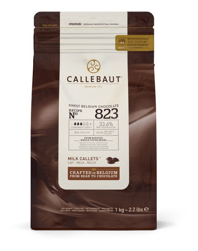 Chocolate Leche Callebaut Bolsa 1  Kg.