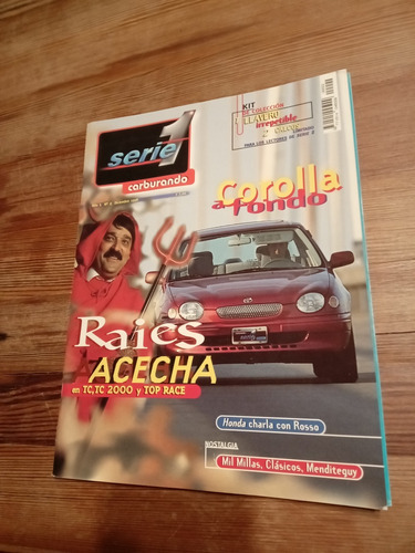 Revista Serie 1 Carburando N° 2 Raies Corolla Rosso Kangoo
