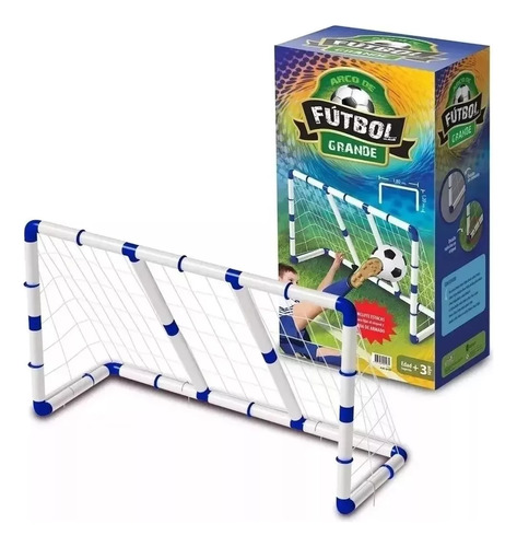 Arco De Futbol Grande Infantil Dimare Armado 1,80x1,20mts