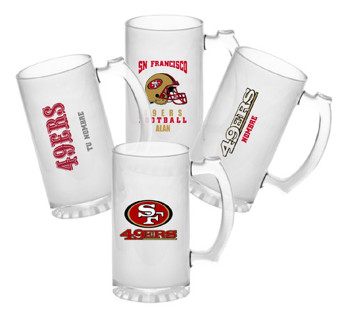 Tarro Cervecero 49ers Sf San Francisco Nfl