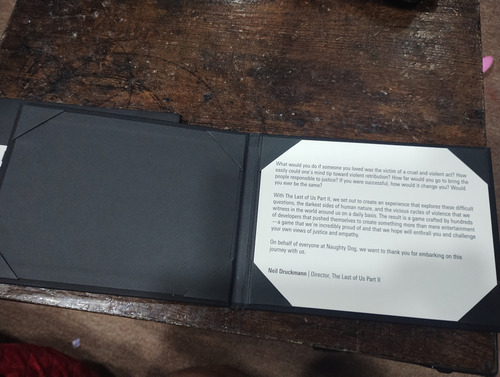 The Last Of Us Part 2 Carta De Agradecimiento (Usado)