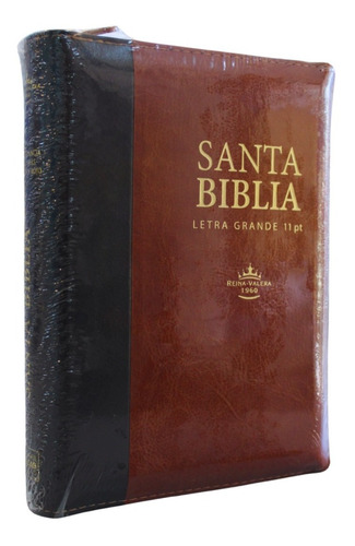 Biblia Rvr 1960 Letra Grande 11 Pts. Con Cierre/índice