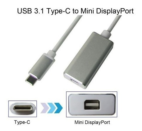 Cable Tipo C A Mini Displayport