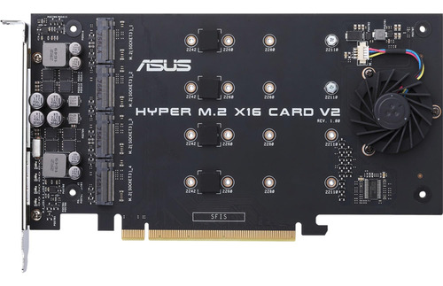 Tarjeta De Expansión Asus Hyper M.2 X16 Pcie 3.0 X4 V2 128gb