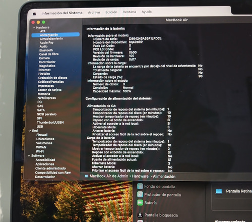 Macbook Air 15 M3 256 Ssd 8gb Ram A3114 (2024) 3 Ciclos Azul Midnight (Usado)