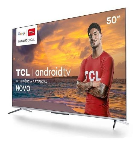Smart Tv Tcl Led 4k 50 Android Tv Google Assistant - 50p715