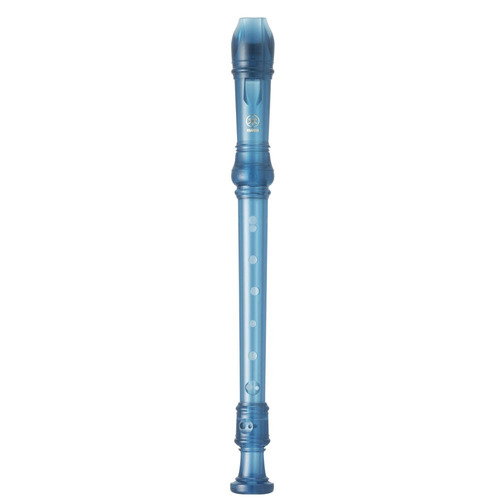 Flauta Doce Yamaha Soprano Barroca Yrs-20b Azul Transparente