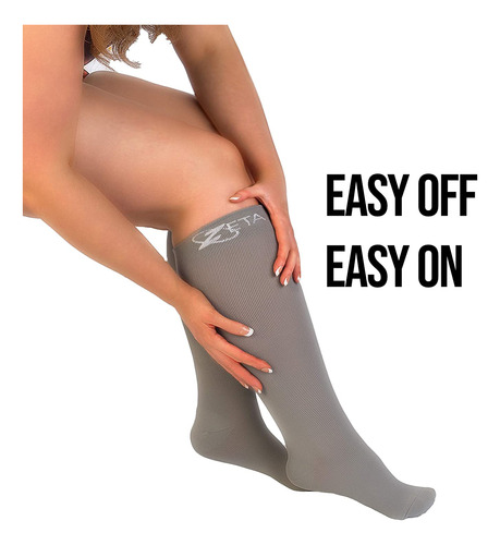 Zeta Plus Size Leg Sleeve Support Socks - The Wide Calf Comp