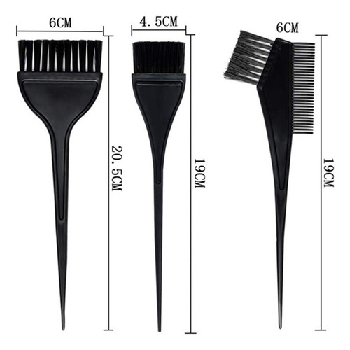 Jj Kit De Tintes Para Cabello, Peine, Cepillo, Tinte,