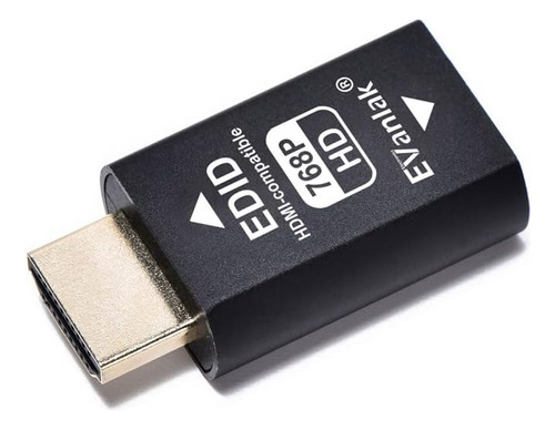 Emulador Hdmi 3ra Generacion, Evanlak 1024x768@60hz