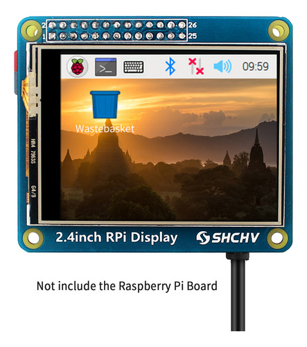 Pantalla Táctil Lcd Pixel Para Raspberry Pi 4b 3b+ Zero
