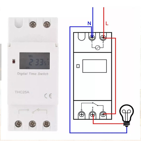 Interruptor Temporizador Digital Programável 25a/220v (tempo
