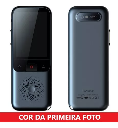 T10 Pro Tradutor de idioma instantâneo, WiFi on-line leitura de fotos  offline 138 idiomas Bluetooth tradutor estrangeiro em tempo real  dispositivo de tradução bidirecional (preto)