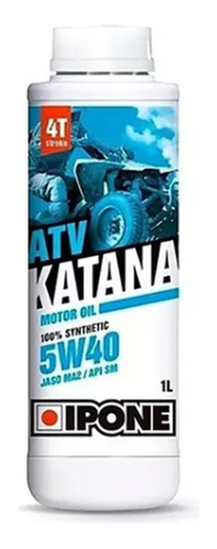 Aceite Ipone 5w40 Cuatriciclo Katana Atv 4t 1 Litro P Bikes 