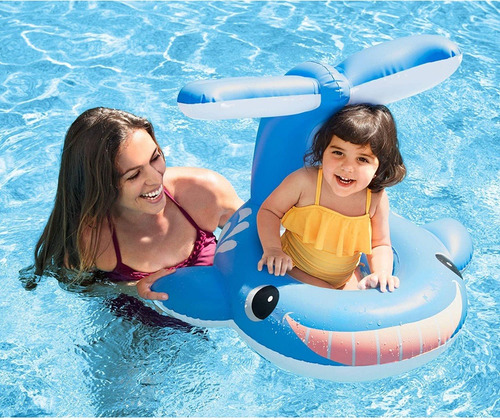 Flotador Inflable Andadera Ballena Para Bebe Para Alberca