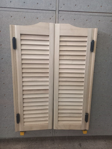 Puerta Far West Doble Accion De Kiri 80x100 Marrón Claro
