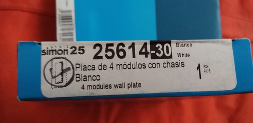 Placa 4 Módulos Simon 25 (Usado)