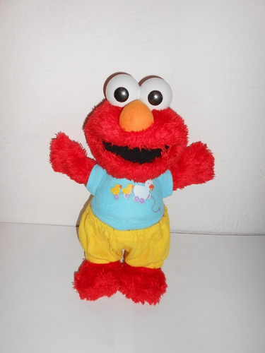 Peluche Elmo Baby Habla En Ingles De Hasbro 28 Cms (Usado)