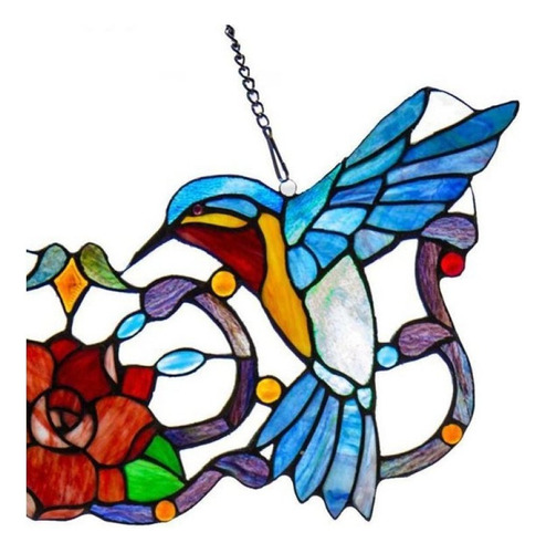 .s Adorno De Colibrí Colgante, Panel De Ventana
