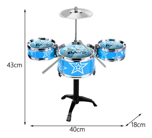 Juego De Batería De Jazz Para Niños, Simulación De