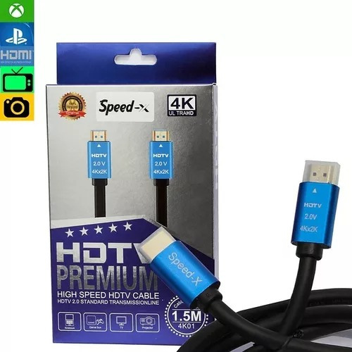 Cable Premium Hdmi Uhd 4k 8k 60hz 1.5mts Playstation Xbox 