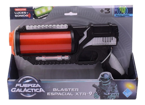 Pistola Espacial Con Luz Y Sonido Blaster Fuerza Galáctica 