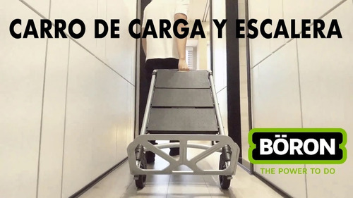 Imagen 3 de 9 de Carro De Carga Plegable Y Escalera Ladder Cart - Ogus