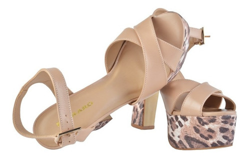 Sandalias Zapatos Cuero De Mujer Vallarta Ss2020 - Ferraro