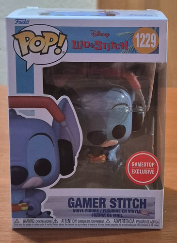 Funko Pop Gamer Stitch 1229, Game Stop.