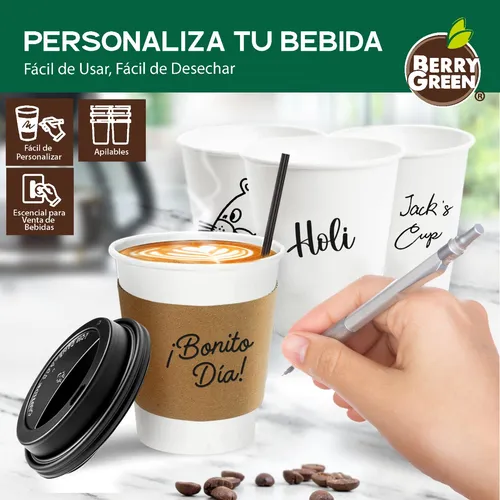 Vasos desechables para café con tapa hotsell