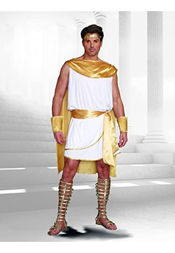Disfraz De Toga De Dios Griego Adulto De Dreamgirl, Disfraz