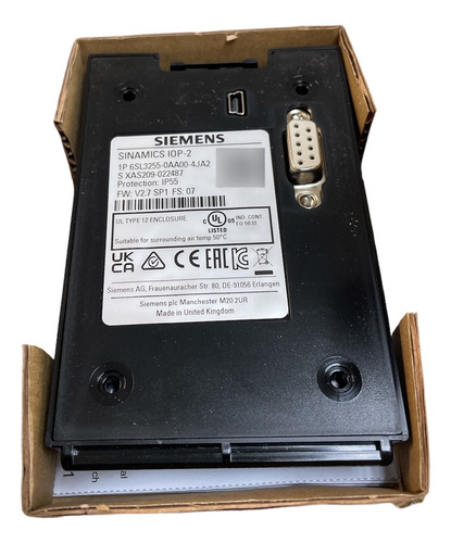 6sl3255-0aa00-4ja2 Siemens Iop-2 Panel Operador Inteligente