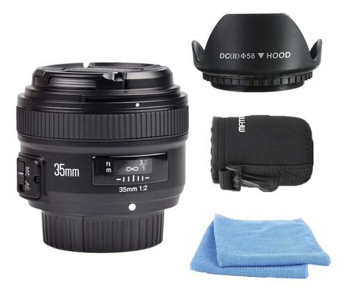 Lente Yongnuo fijo 35mm F2.0 compatibles con camaras Nikon