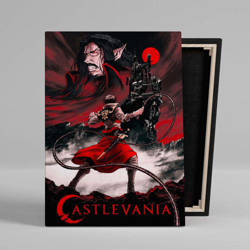 Cuadro Castlevania Serie Canvas Con Bastidor 60x40 Cm