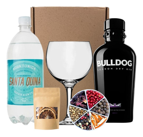 Gin Tonic Box Premium Bulldog + Botanicos + Copon + Tonica