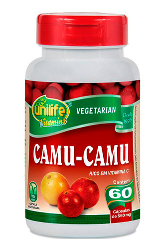 Camu-camu - 60 Cápsulas - Unilife