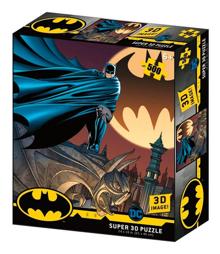 Puzzle 3d Batman Dc 500 Piezas - Vamos A Jugar