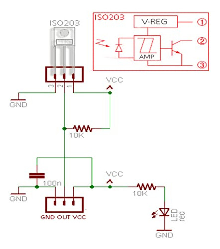 Módulo De Detección Del Sensor Del Receptor Láser Geekstory