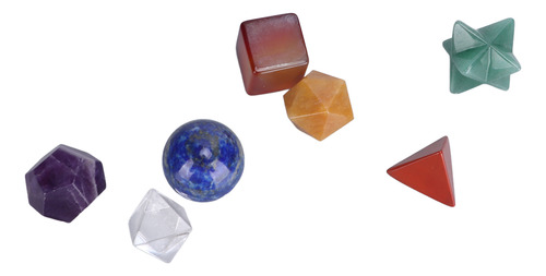 Cristales Curativos Para Chakras, 7 Unidades, Con Patrones G