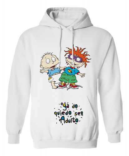 Sudadera Tommy Y Carlitos Ya Do Quiedo Ser Adulto Rugrats