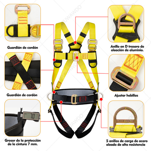 Arnés De Seguridad Construcción Protección Certificación Ce
