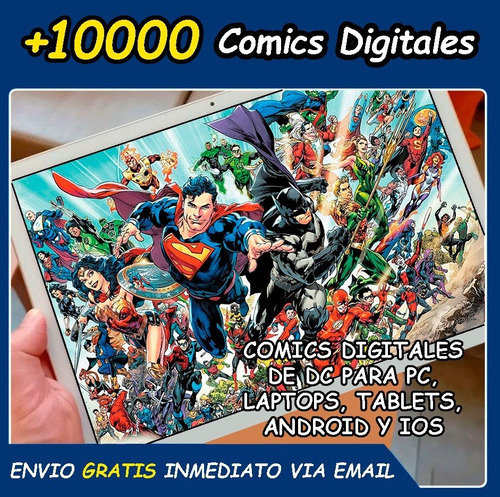 Imagen 1 de 4 de Comics Digitales De Dc ( Pc, Celular, Tablet) Mas De 10mil